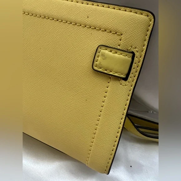 Michael Kors Yellow Crossbody with silver hardware - Picture 7 of 14